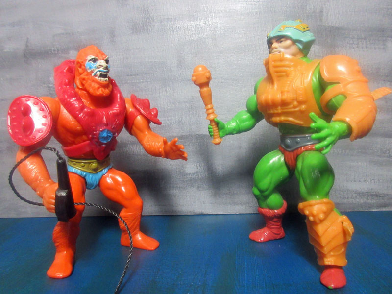 masters of the universe beast-man und man-at-arms